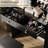 Dressing Table with Mirror & Stool, MDF Vanity Set with 2 Drawers, Black Finish-497604857
