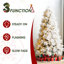 Arbre de Noël enneigé avec pin-280207352