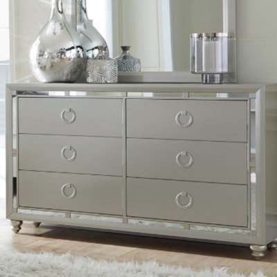 Commode argent CHLOE GEMSTONE (commode)