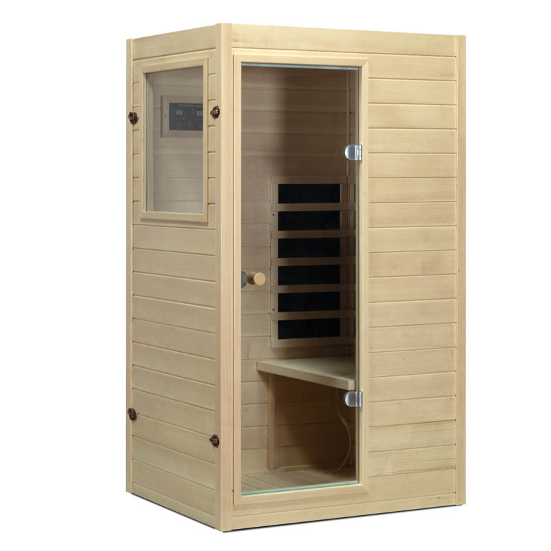 Sauna infrarouge lointain Sprucehaven Spruce à 5 panneaux avec Bluetooth