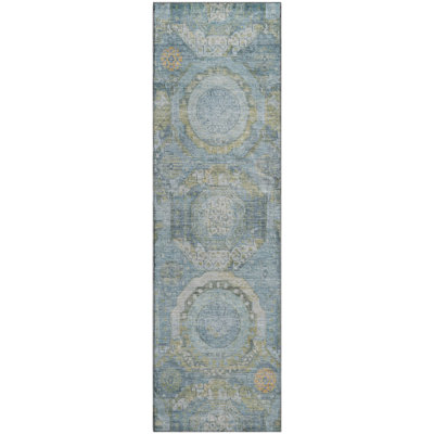 Premium Machine Washable Honig AMF1661 Panel Rug