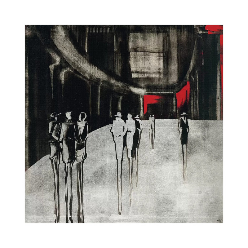 City Scene I by Elena Radzetska - Wrapped Canvas Gallery-Wrapped Canvas Giclée, 45.72 cm H x 45.72 cm W