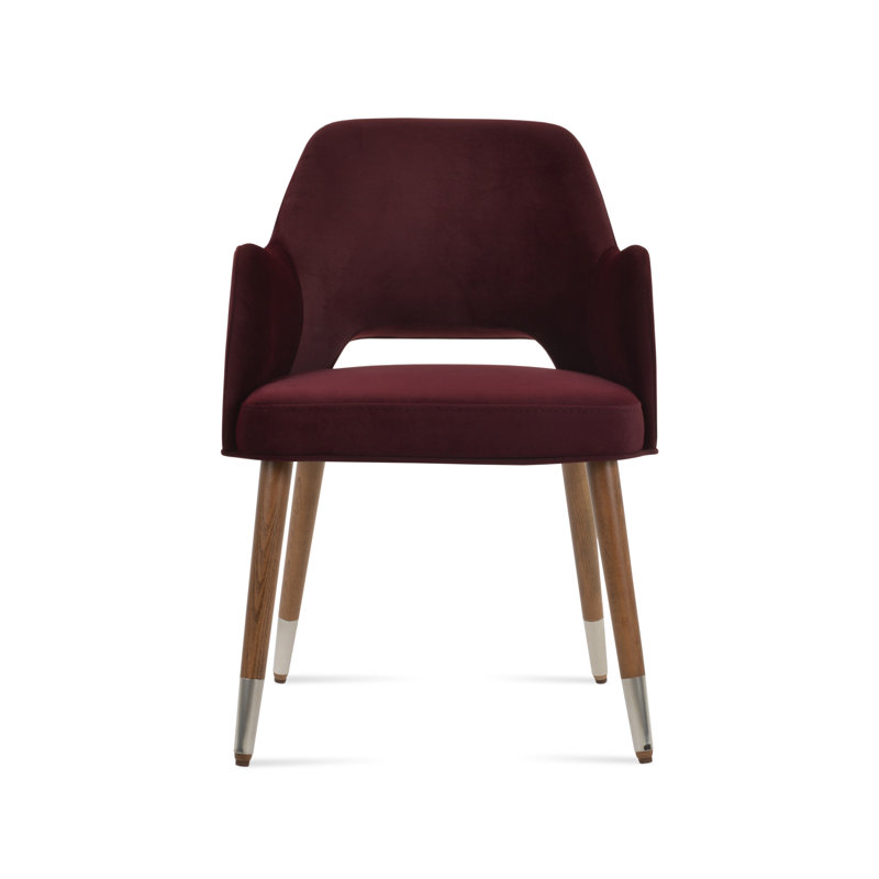 Chaise en bois Marash Arm, Noyer