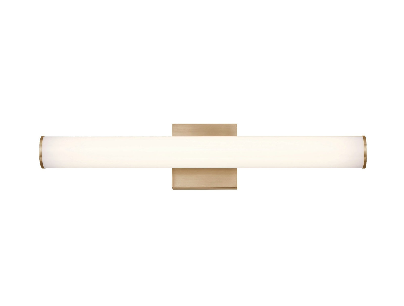 Stepridge Round 27W Vanity Light, Gold, 2.5'' H x 24'' W x 2.5'' D