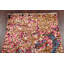 Tapis de couloir unique noué à la main 2 pi 7 po x 10 pi nouvel âge en rose / brun / bleu