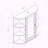 Wall-Mounted Bathroom Mirror Cabinet with Adjustable Shelves