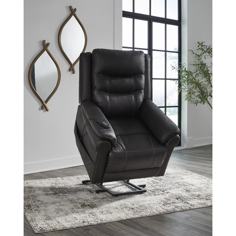 Fauteuil inclinable Oatman, Noir, noir, noir, noir
