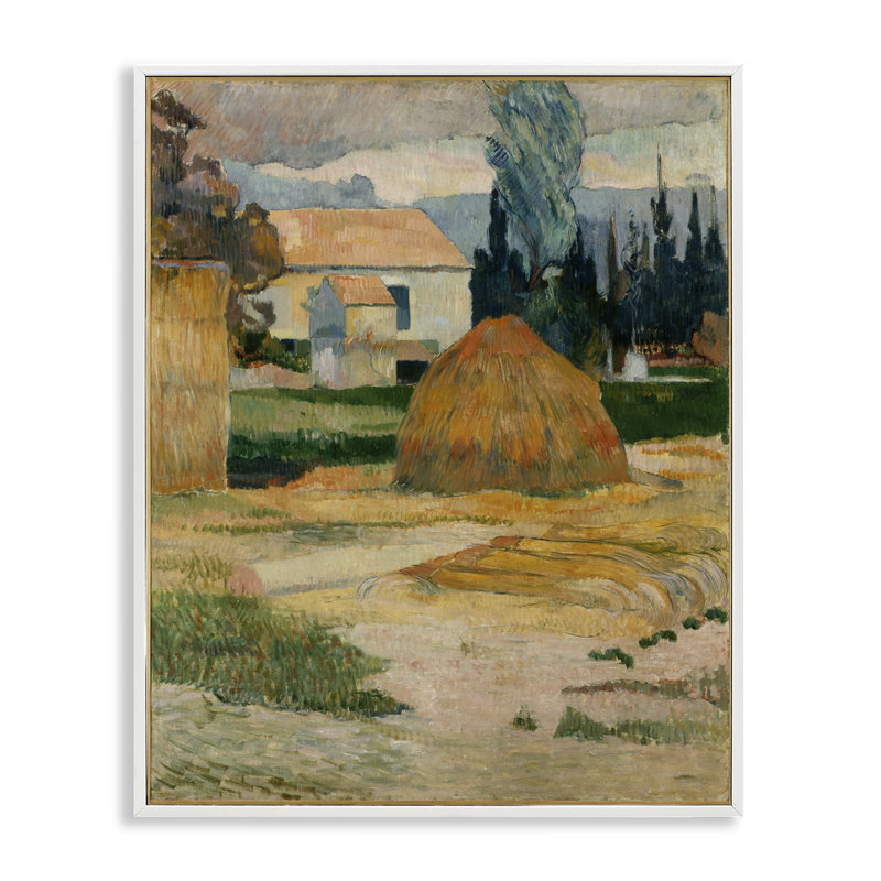 Gauguin, paysage classique, estampe numérique encadrée par one1000paintings, Giclée encadrée blanc bord de mer