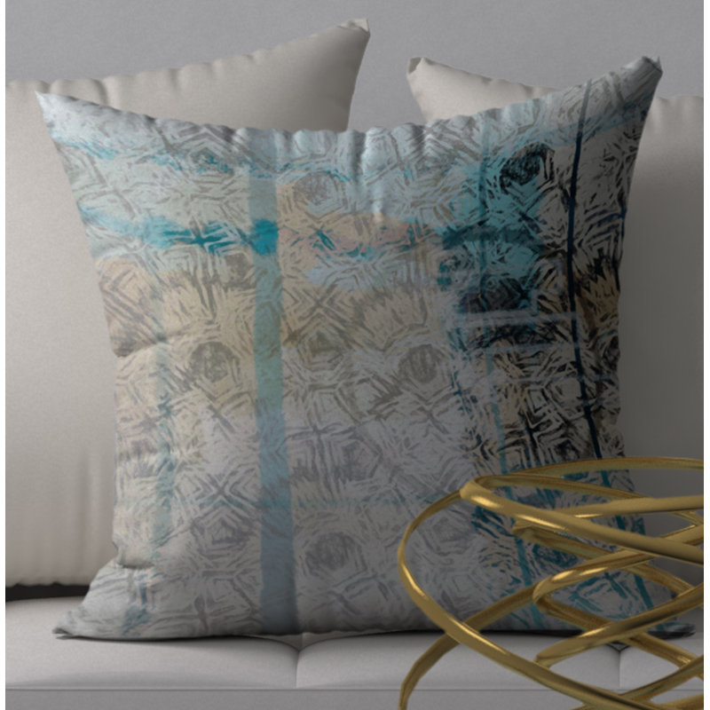 Housse de coussin carrée/insert, 18 po x 18 po