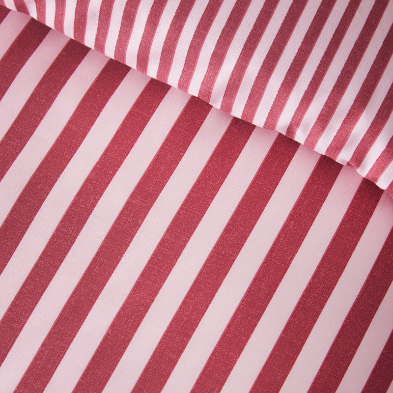 Epping Textured Stripe Reversible Duvet Cover Set, Double