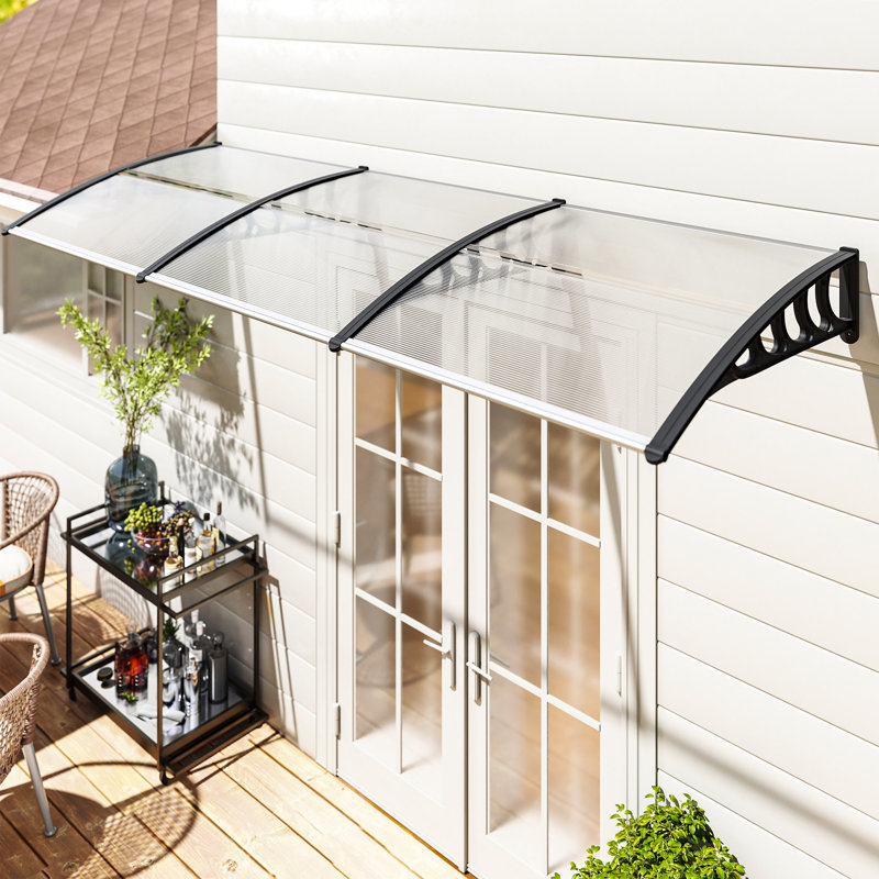 Outsunny Retractable, Clear