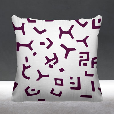 Adanya Abstract Outdoor Reversible Throw Pillow