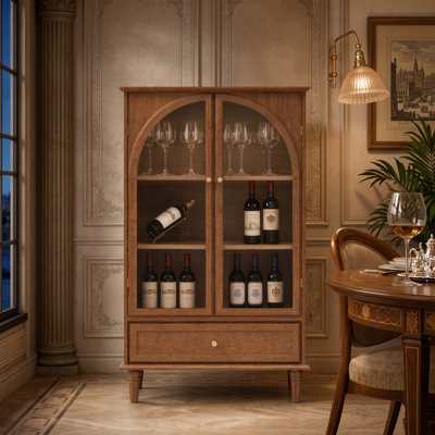 Armoire vitrée 52 po French Country
