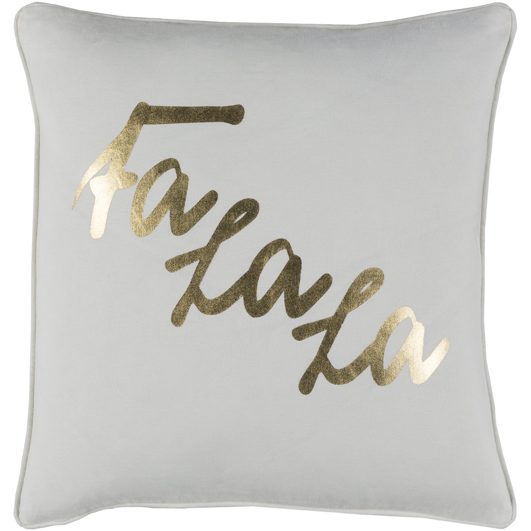 Holiday January Cotton 18" Pillow Cover Livabliss