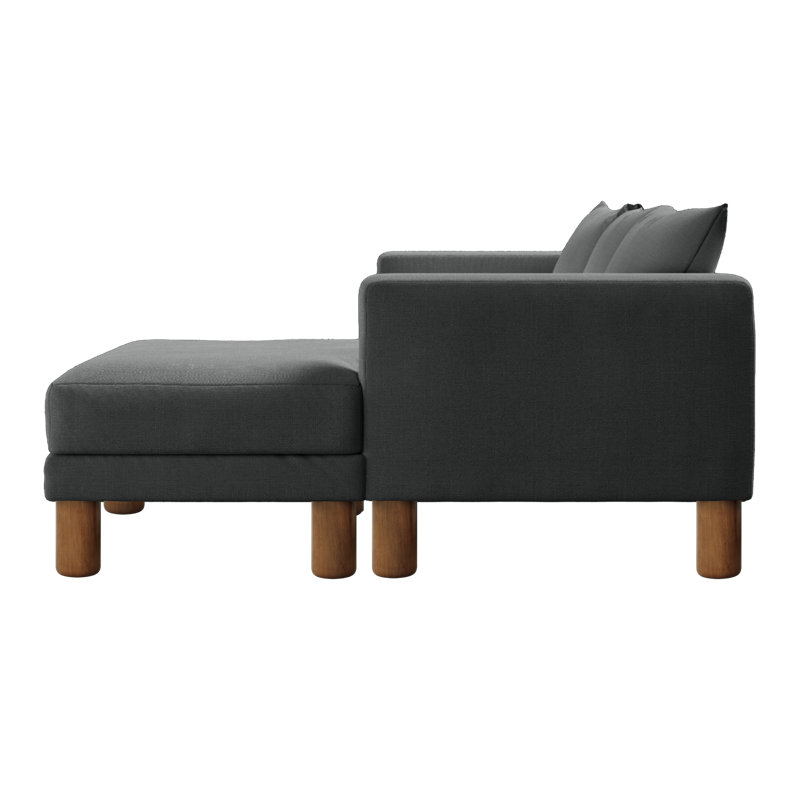 Essential Sectional, Cylinder, Shadow Upcycled Poly