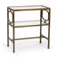 French Glass End Table