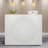 Modern White Reception Desk With Counter, Cable Grommet & Privacy Panels For Office And Retail Spaces-3734364