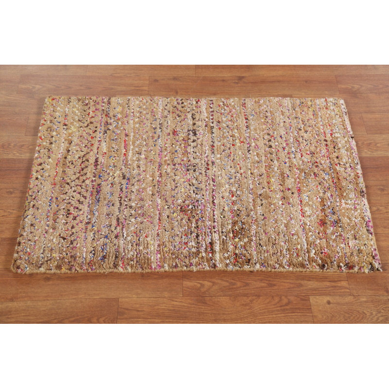 Tapis marocain abstrait pour vestibule 2x3