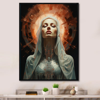 " Radiant Portrait Of Holy Mary I "