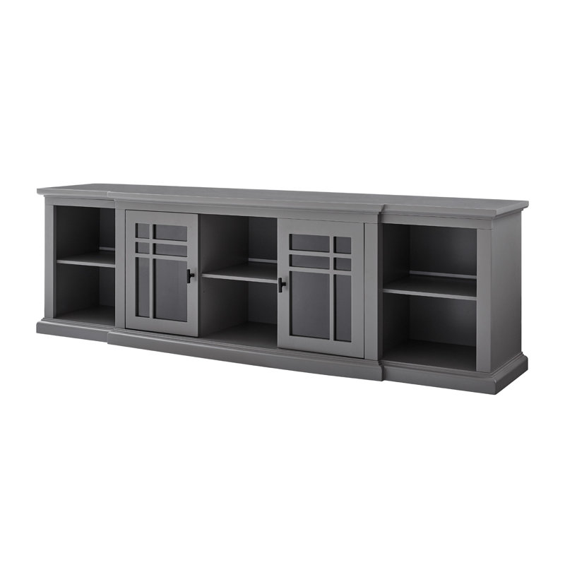 Adelisa 80" 2-Door TV Stand for TVs up to 80", Gray