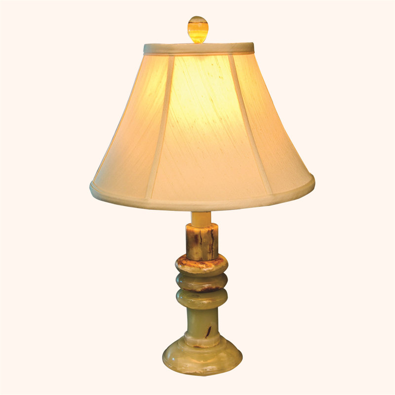 Chartreuse Marble Lamp