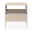 54cm W Manufactured Wood Bedside Table