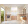Stellar 51.5 in. W x 78 in. H Fully Frameless 3 Panel Inline Glass Hinged Shower Enclosure