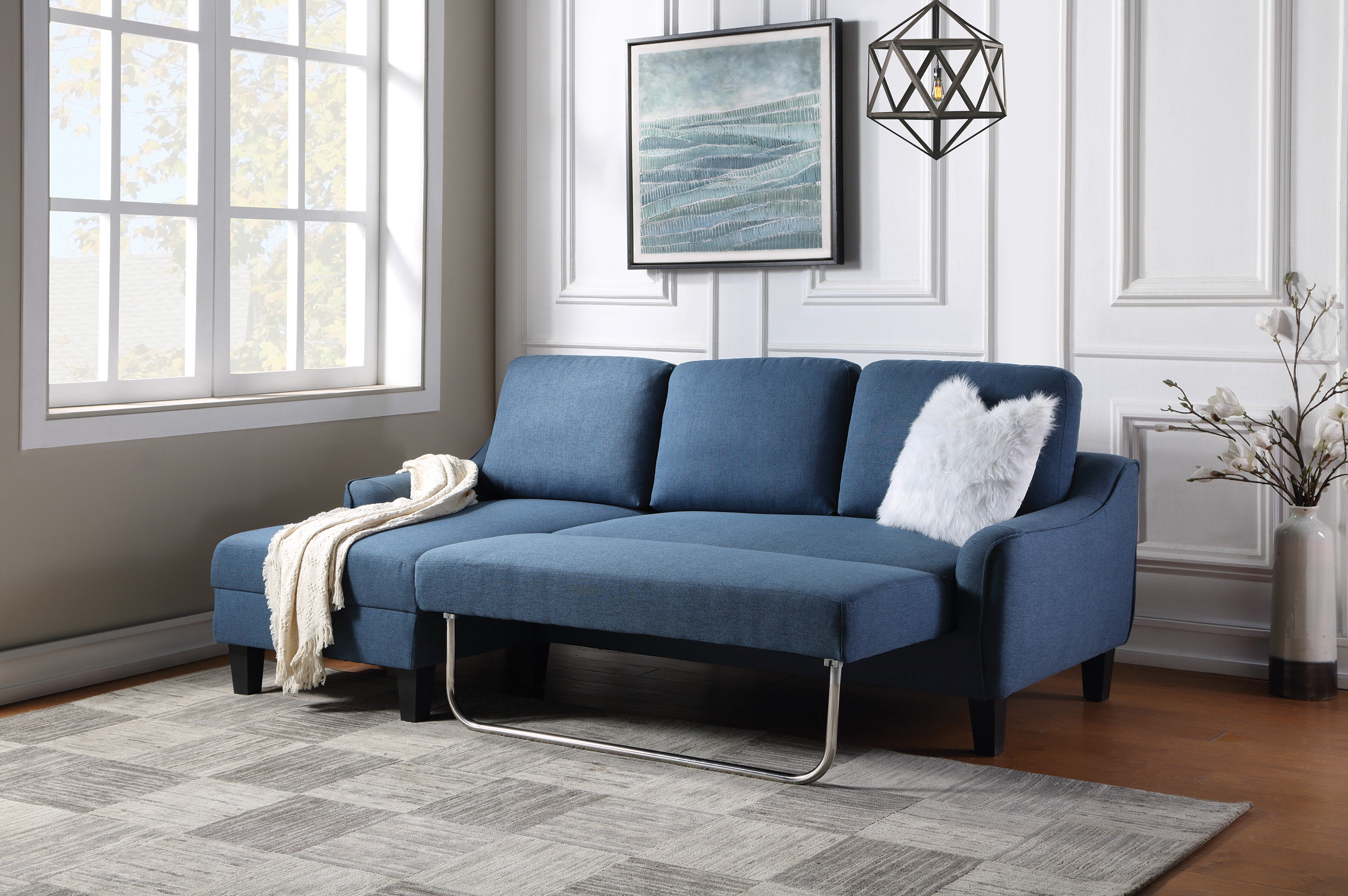 Latitude Run® Abilash 83.75" Square Arm Sofa Bed & Reviews - Wayfair Canada