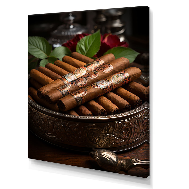 Cuba Cigar Expression I, reproduction d'art sur toile, Toile tendue, H 32 po x l 16 po x P 1 po