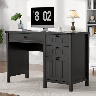 45" Modern Farmhouse Executive Desk by Winston Porter