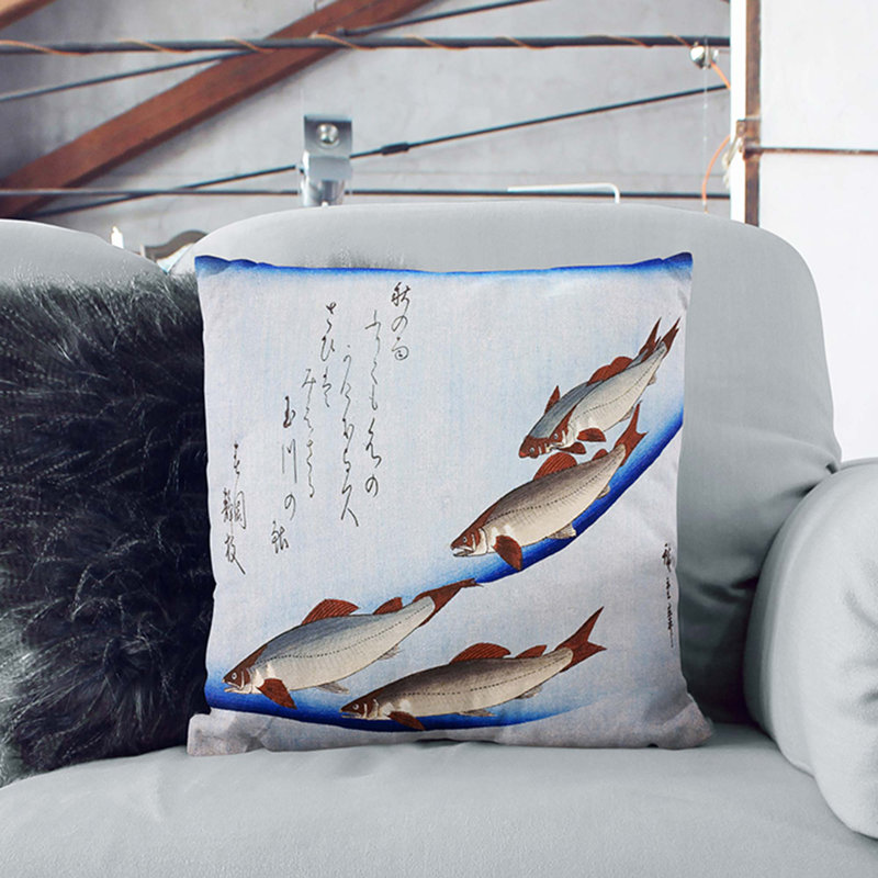Square Throw Cushion, 40cm H x 40cm W x 15cm D