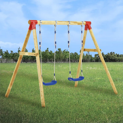 Cosey Freeport Park Pine Swing Set with 2 Swing(s)