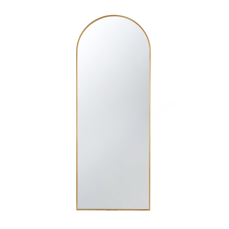 28X1x74" Celine Gold Arch Body Mirror, Gold