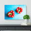 Two Red Bell Peppers - Wrapped Canvas-56637473