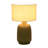 Harmanjit Textured Modern 19"H Ceramic Cylinder Mesh Table Lamp-369948396
