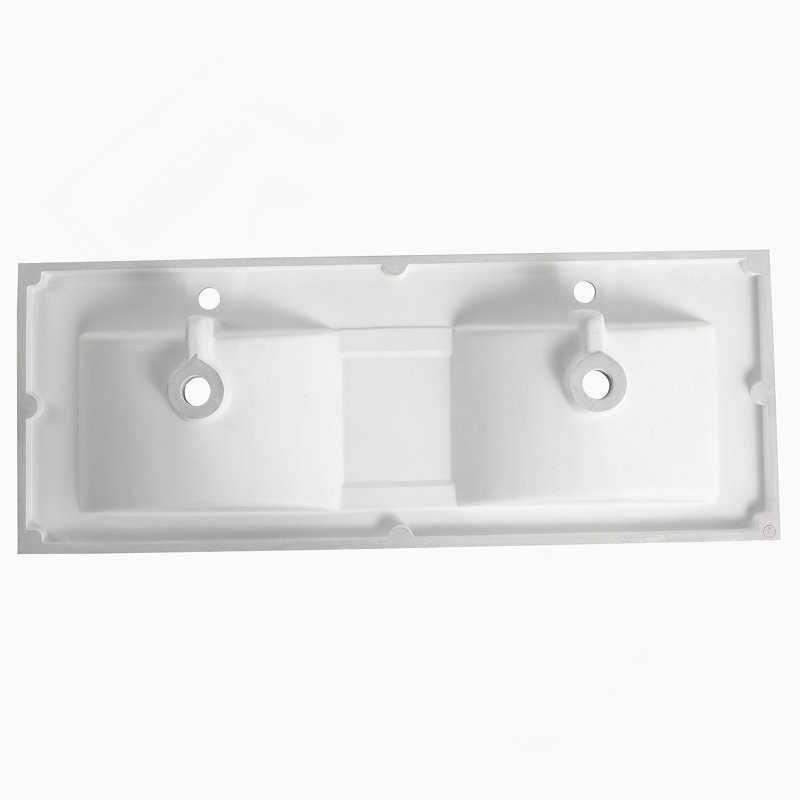 Lavabo de salle de bain, lavabo en résine pour meuble-lavabo