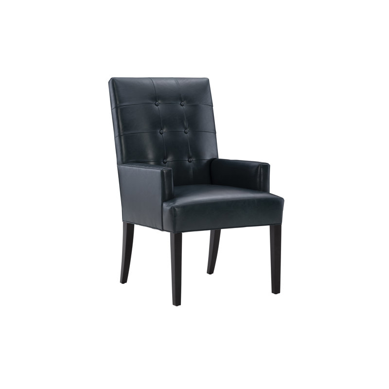 Leather Arm Chair, Pumice