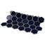 Carreau de mosaïque en porcelaine pour plancher et mur Hex 10-7 / 8 "x 12-5 / 8" Hudson-2090140415