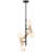 Stone 6 Light Pendant - Travertine Finish