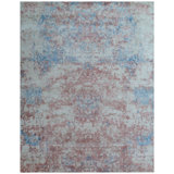 Cassina Abstract Area Rug in Pink