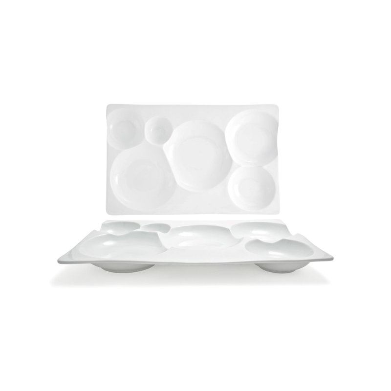 Front Of The House Mod® Porcelain Divided Serving Dish