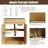 28'' Free-standing Single Bathroom Vanity with Stainless Steel Vanity Top