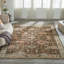 Hand Knotted Wool Oriental Area Rug in Brown-1062586523