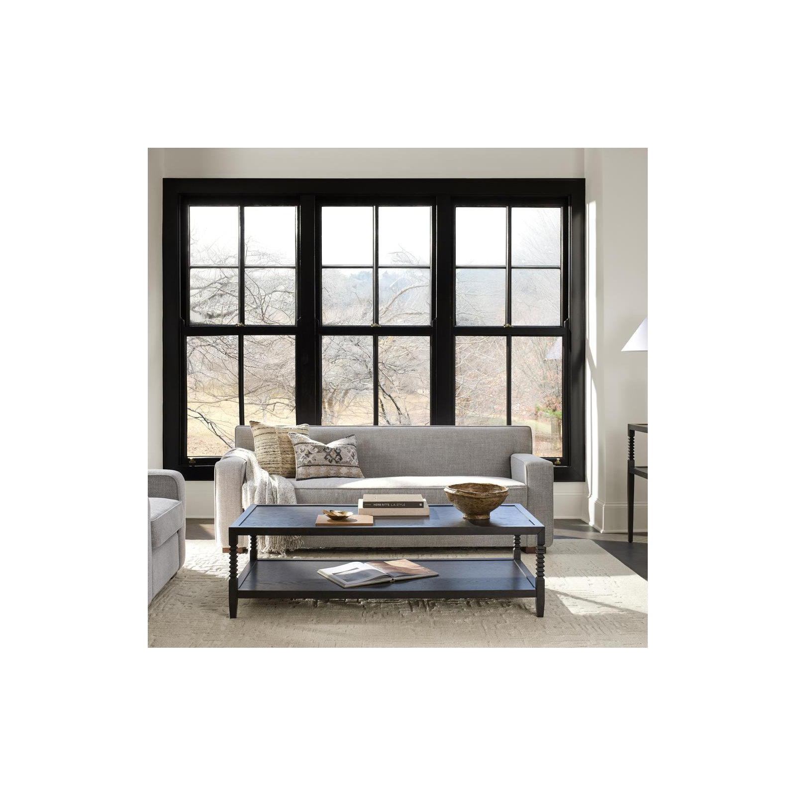 Shateema 84" Square Arm Bench Sofa