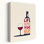 Art mural moderne minimaliste Life Happens Wine Helps