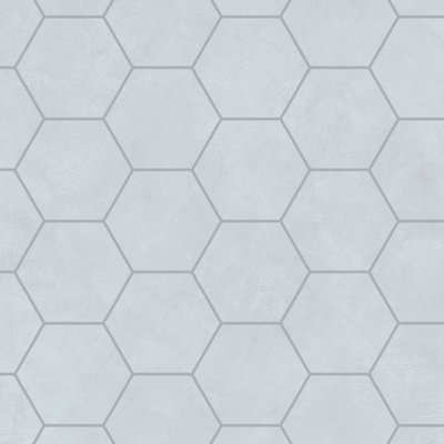 Colorart 4 Inch Hexagon Mosaic Sky