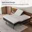 Structure de lit réglable avec matelas en mousse à mémoire de forme de 12 po, gravité zéro, massage, télécommande sans fil et contrôle des applications, gris urbain E3100-868301882