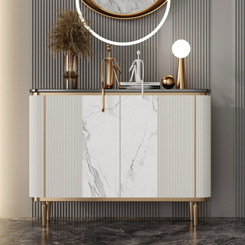 Buffet léger et luxueux, H 35,43 po x l 47,24 po x P 11,81 po