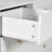 Commode décorative 6 tiroirs 39,3 po avec 2 tablettes ouvertes et lumière DEL-865435380