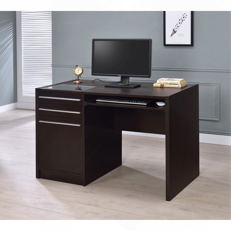 Bureau d'ordinateur à 2 tiroirs Maxim